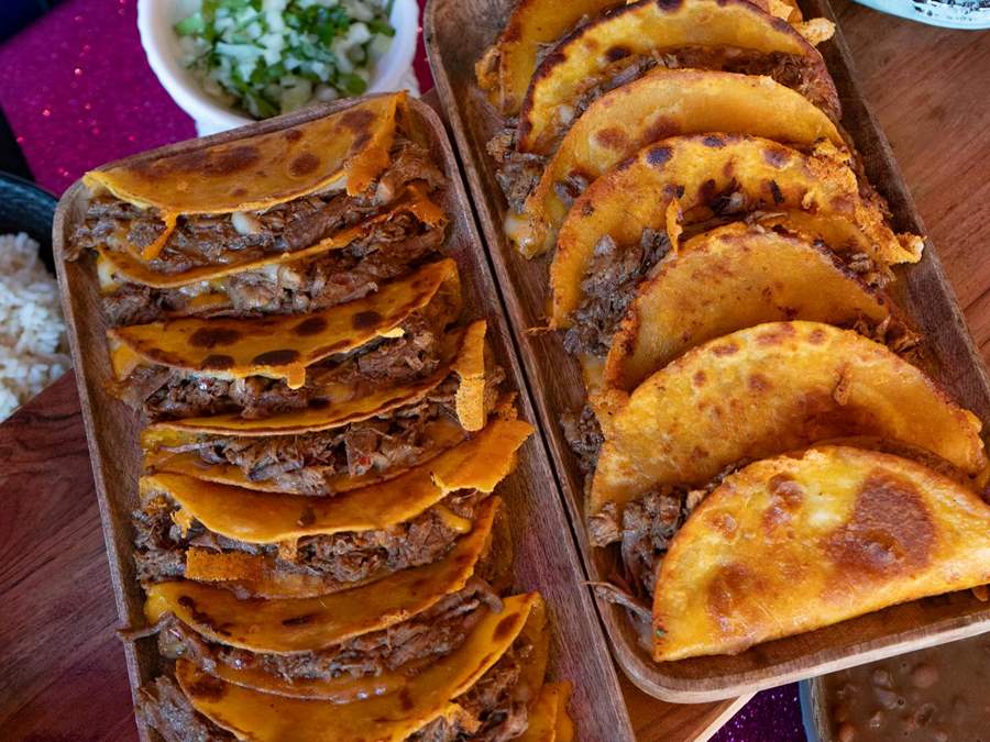 Taco catering trays